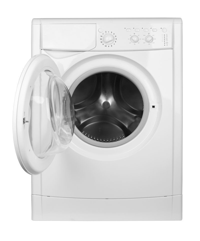 Washing machine isolated