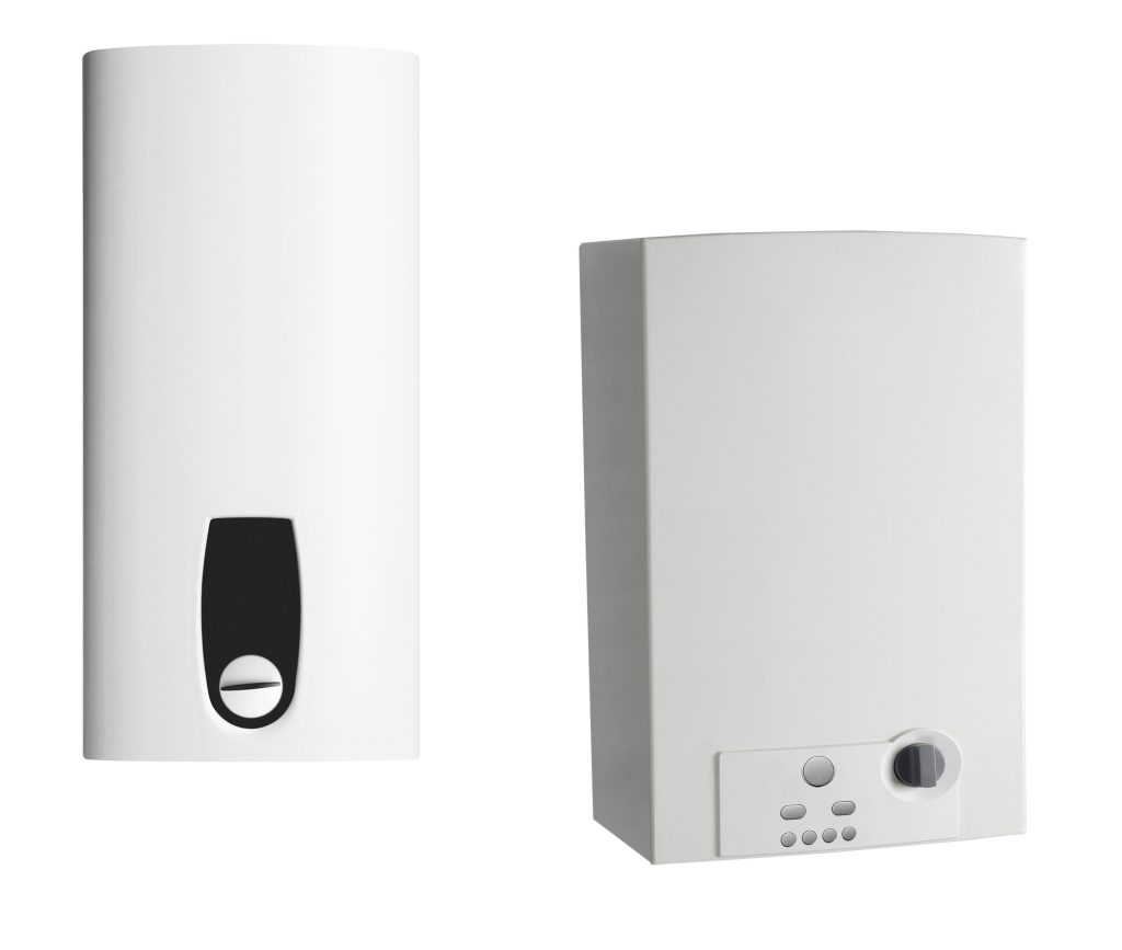 White gas boiler and gas-fired boiler
